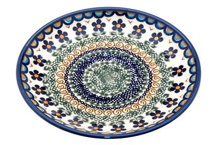 Detail image of Vena Aztec Flower Dining Plates & Bowls — Polish Pottery