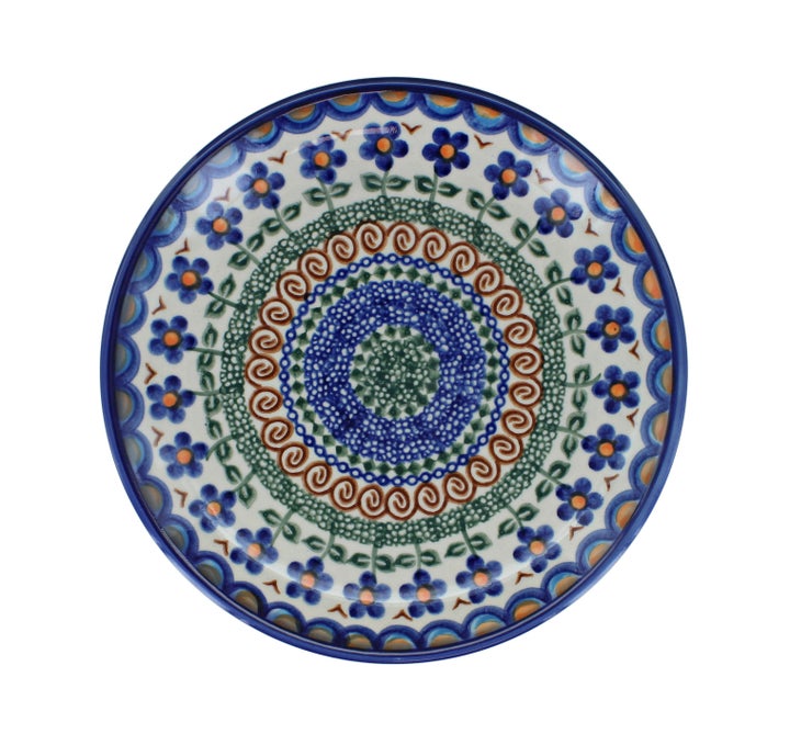 Vena Aztec Flower Dining Plates & Bowls — Polish Pottery