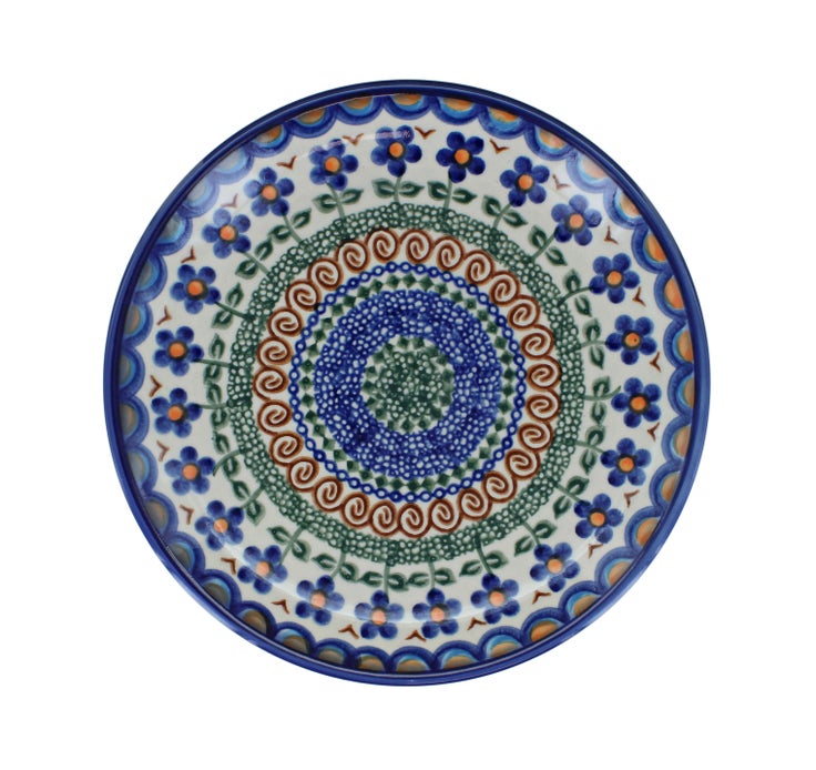 Detail image of Vena Aztec Flower Dining Plates & Bowls — Polish Pottery