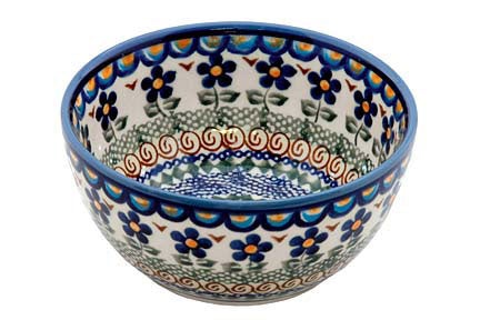 Vena Aztec Flower Dining Plates & Bowls — Polish Pottery