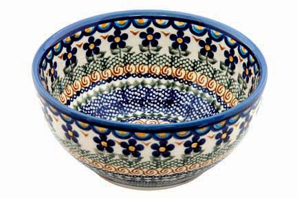Vena Aztec Flower Dining Plates & Bowls — Polish Pottery