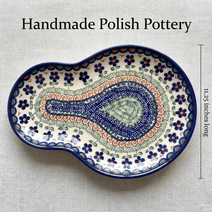 Detail image of Vena Aztec Flower Dining Plates & Bowls — Polish Pottery