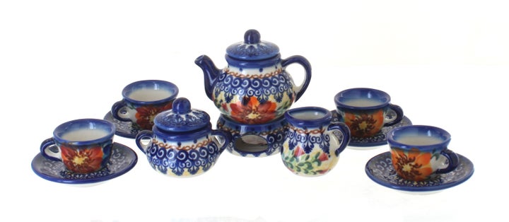 Vena Autumn Burst Décor — Polish Pottery
