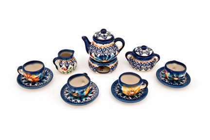 Vena Autumn Burst Décor — Polish Pottery