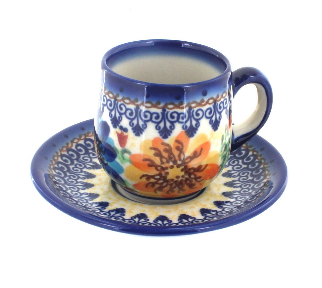 Vena Autumn Burst Coffee & Tea Accessories — Polish Pottery