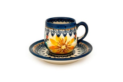 Vena Autumn Burst Coffee & Tea Accessories — Polish Pottery