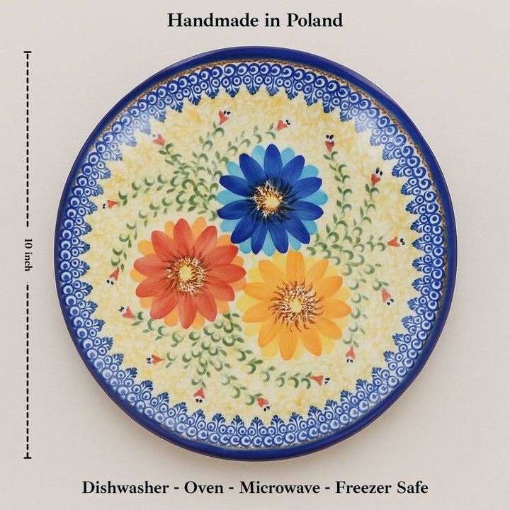 Vena Autumn Burst Dining Plates & Bowls — Polish Pottery
