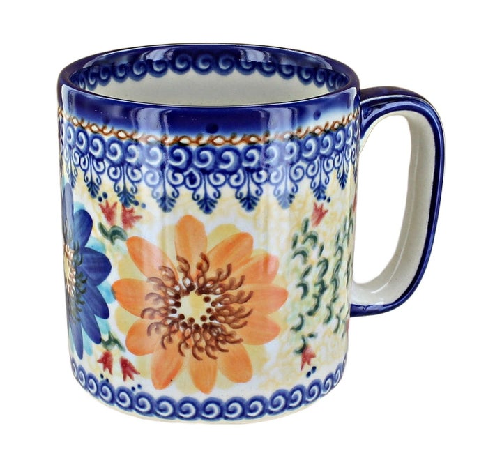Vena Autumn Burst Mug — Polish Pottery