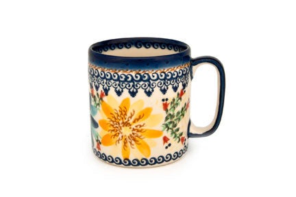 Detail image of Vena Autumn Burst Mug — Polish Pottery