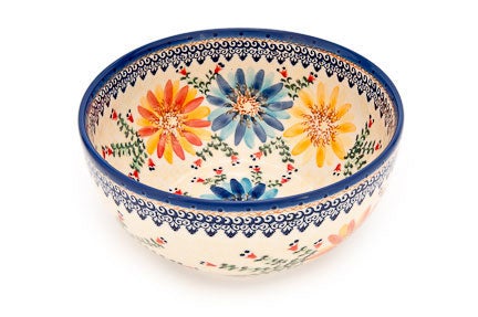Vena Autumn Burst Dining Plates & Bowls — Polish Pottery