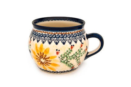 Vena Autumn Burst Mug — Polish Pottery