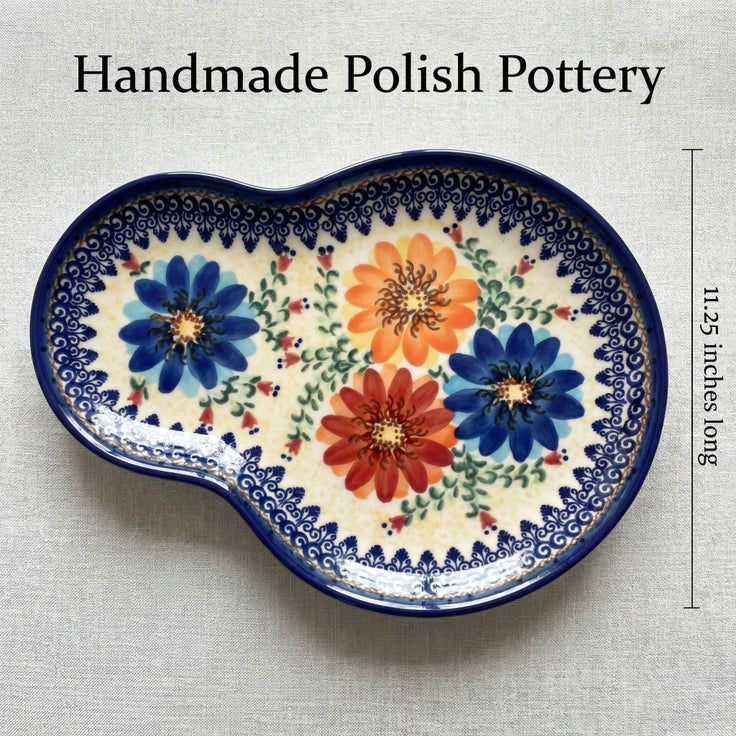 Detail image of Vena Autumn Burst Dining Plates & Bowls — Polish Pottery