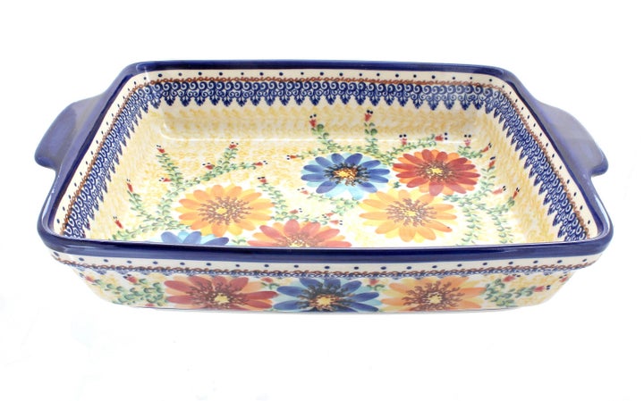 Vena Autumn Burst Large Bakeware — Polish Pottery