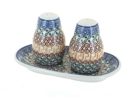 Ceramika Artystyczna Athena Salt & Pepper Shaker — Polish Pottery