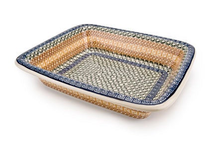 Detail image of Ceramika Artystyczna Athena Medium Bakeware — Polish Pottery