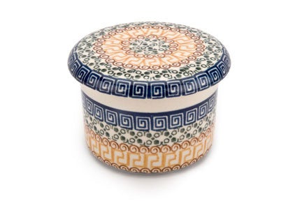 Detail image of Ceramika Artystyczna Athena Butter Dish — Polish Pottery