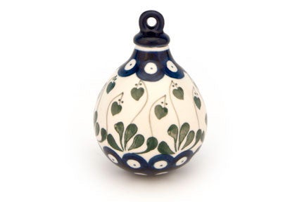 Detail image of Ceramika Artystyczna Alyce Large Christmas Ball — Polish Pottery
