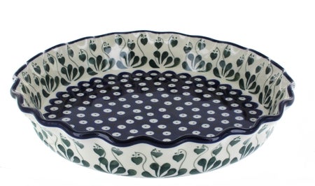 Ceramika Artystyczna Alyce Pie Plate — Polish Pottery