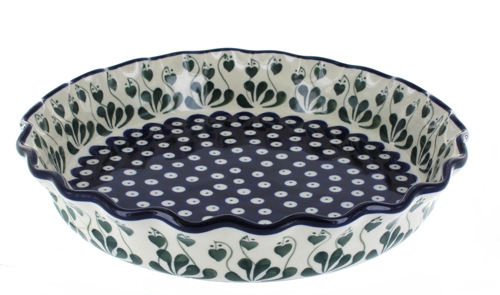 Ceramika Artystyczna Alyce Pie Plate — Polish Pottery