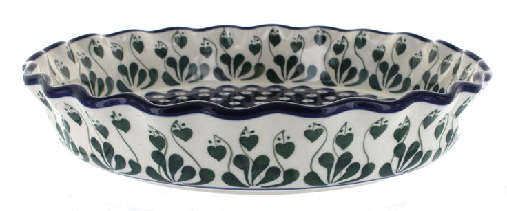 Detail image of Ceramika Artystyczna Alyce Pie Plate — Polish Pottery