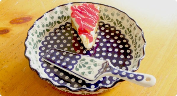 Ceramika Artystyczna Alyce Pie Plate — Polish Pottery