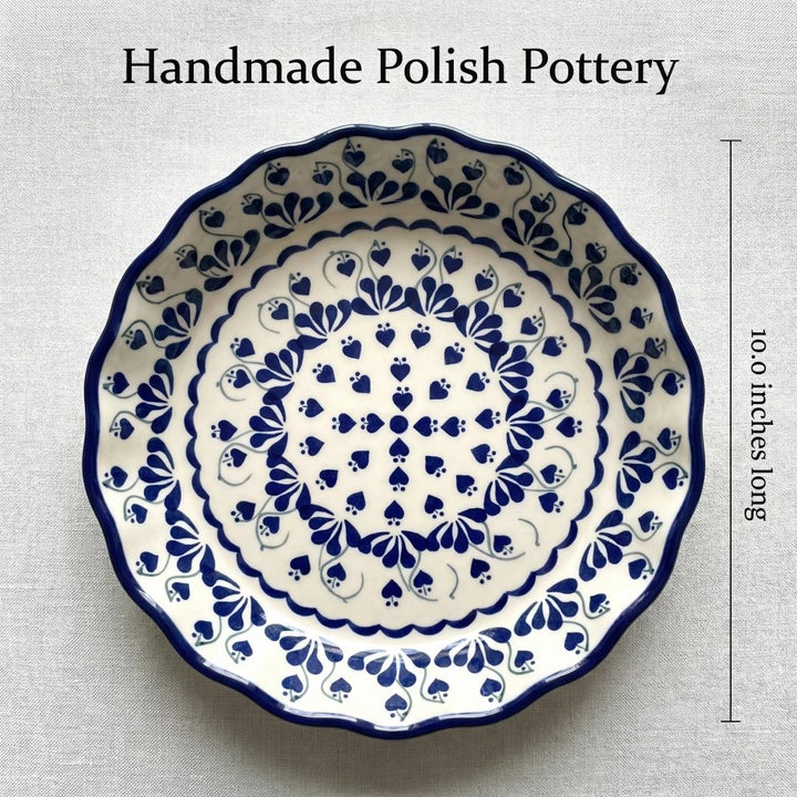 Ceramika Artystyczna Alyce Pie Plate — Polish Pottery