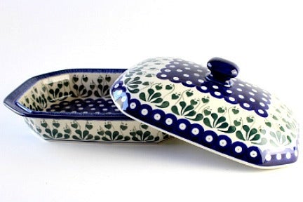 Detail image of Ceramika Artystyczna Alyce Medium Bakeware — Polish Pottery