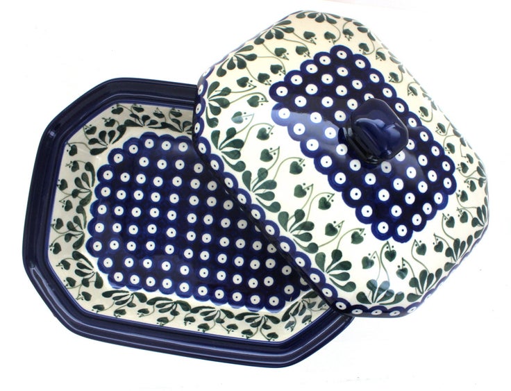 Detail image of Ceramika Artystyczna Alyce Medium Bakeware — Polish Pottery