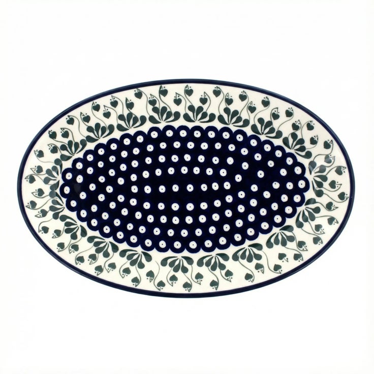 Detail image of Ceramika Artystyczna Alyce Large Serving Piece — Polish Pottery