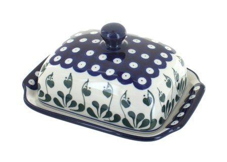 Ceramika Artystyczna Alyce Butter Dish — Polish Pottery