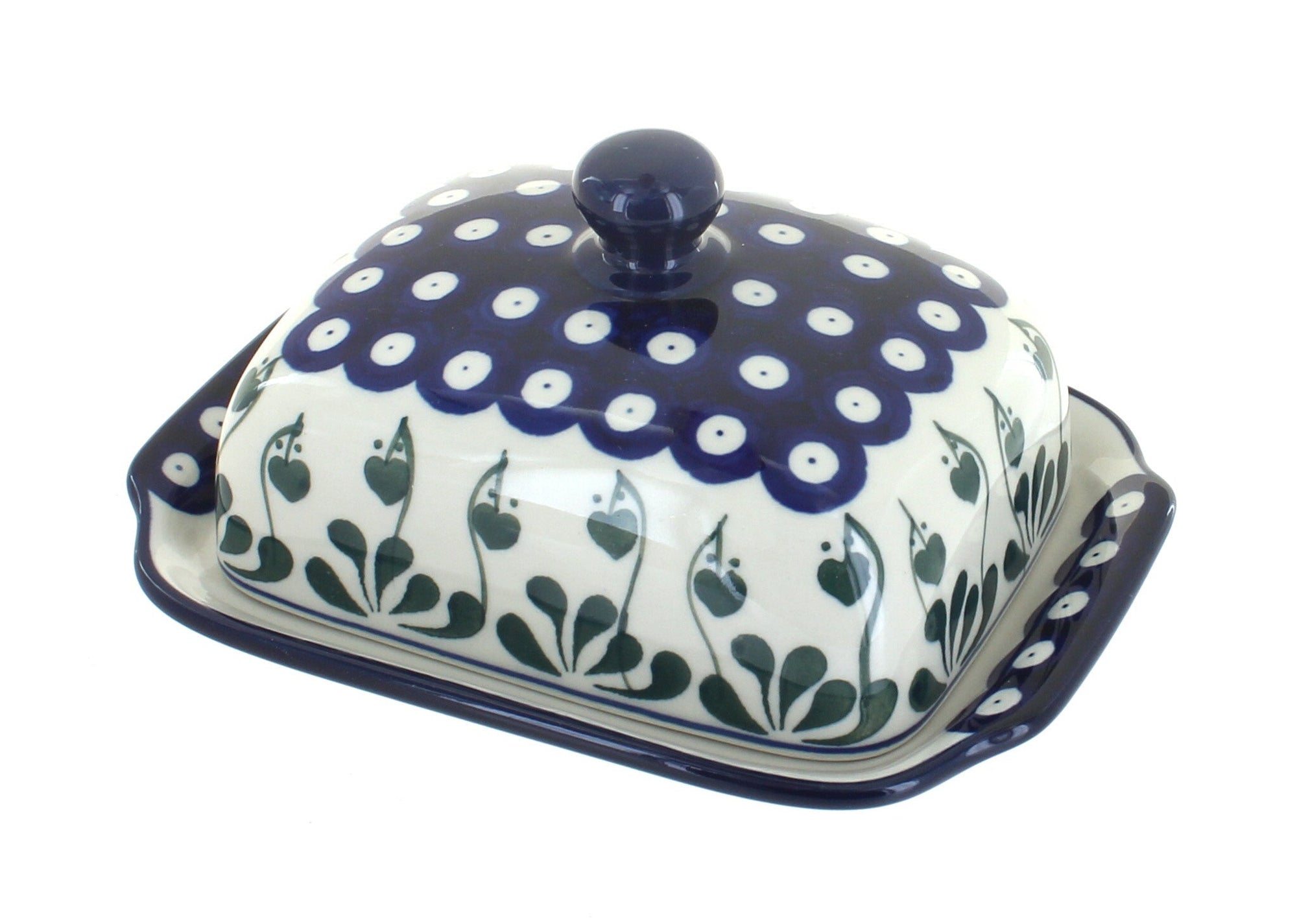 Ceramika Artystyczna Alyce Butter Dish — Polish Pottery