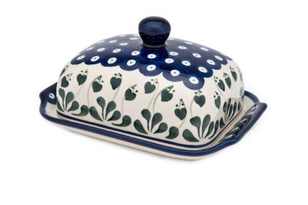 Detail image of Ceramika Artystyczna Alyce Butter Dish — Polish Pottery