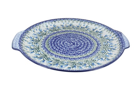 Ceramika Artystyczna Tulip Bouquet Large Serving Piece — Polish Pottery