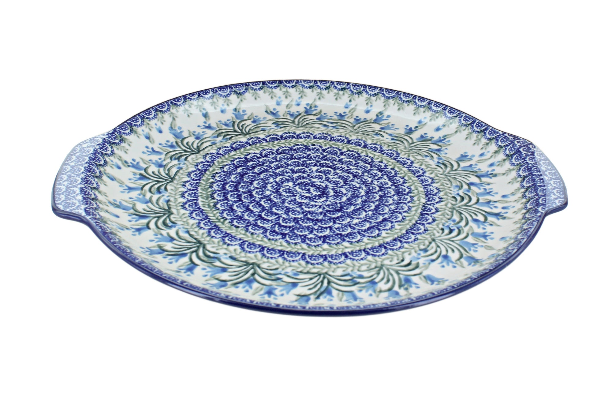 Ceramika Artystyczna Tulip Bouquet Large Serving Piece — Polish Pottery