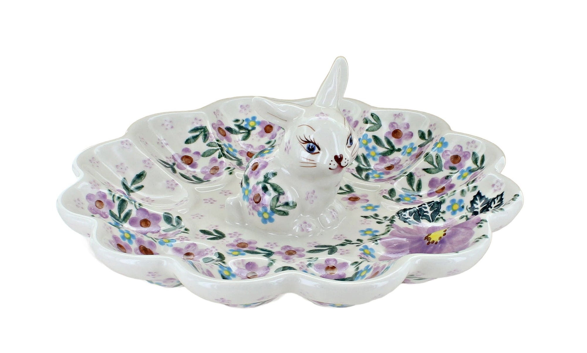 Vena Lilac Garden Dining Accessories — Polish Pottery