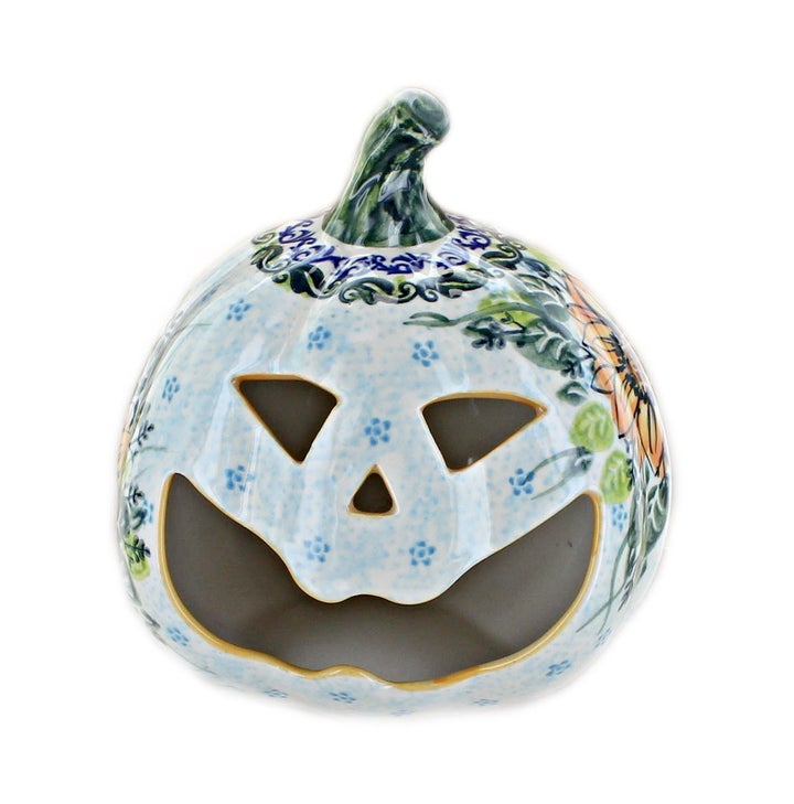Vena Sunflower Splendor Luminary — Polish Pottery