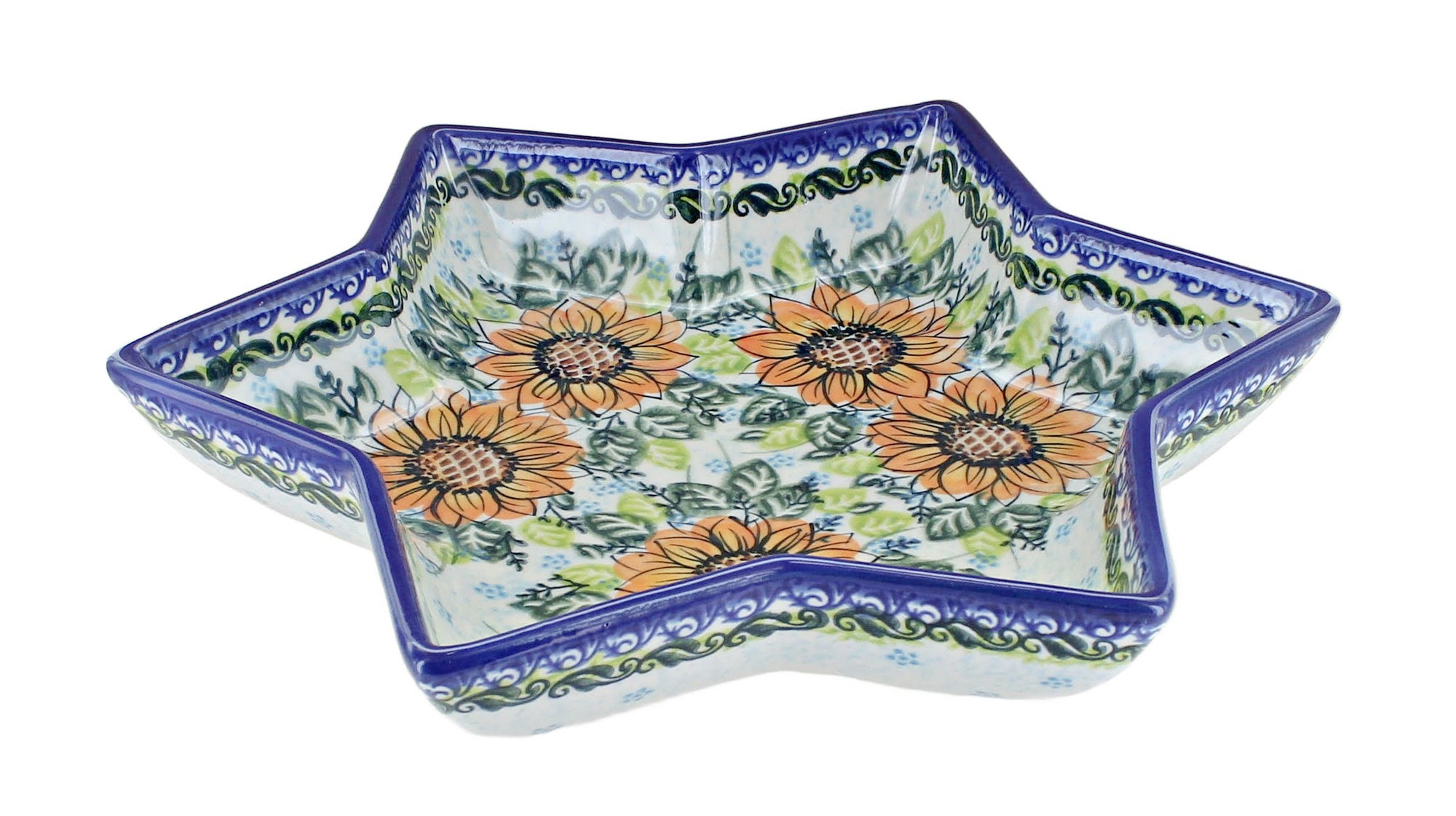 Vena Sunflower Splendor Décor — Polish Pottery