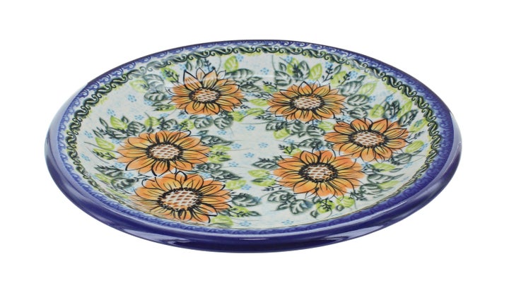 Vena Sunflower Splendor Dining Plates & Bowls — Polish Pottery