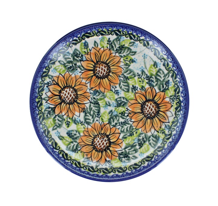Vena Sunflower Splendor Dining Plates & Bowls — Polish Pottery