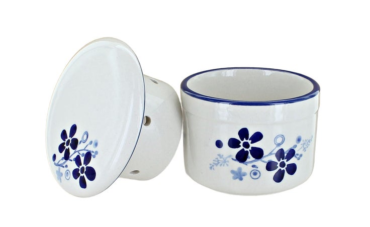 Detail image of Manufaktura Susanna Butter Dish — Polish Pottery