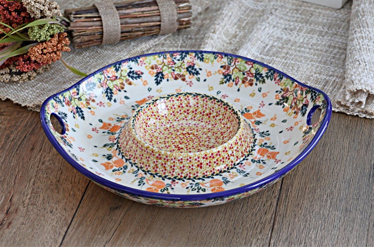 Detail image of Vena Dining Plates & Bowls — Polish Pottery