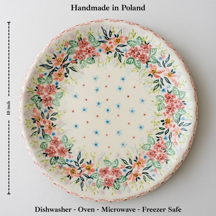 Detail image of Vena Fairy Meadow Dining Plates & Bowls — Polish Pottery