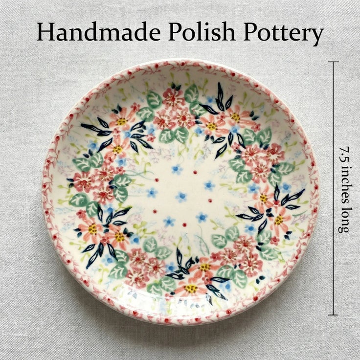 Detail image of Vena Fairy Meadow Dining Plates & Bowls — Polish Pottery