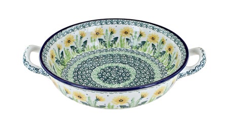 Ceramika Artystyczna Dandelion Small Bakeware — Polish Pottery