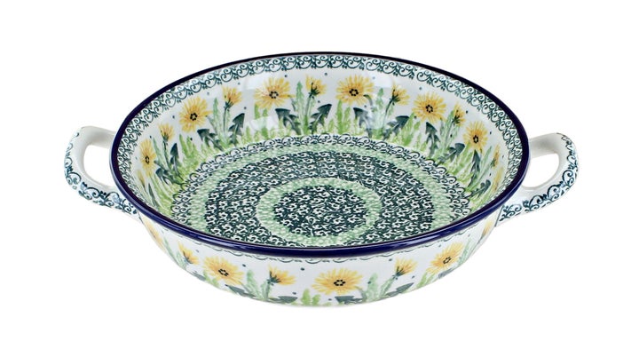 Ceramika Artystyczna Dandelion Small Bakeware — Polish Pottery