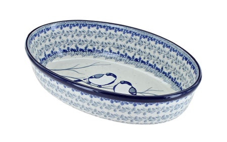 Ceramika Artystyczna Bluebird Small Bakeware — Polish Pottery
