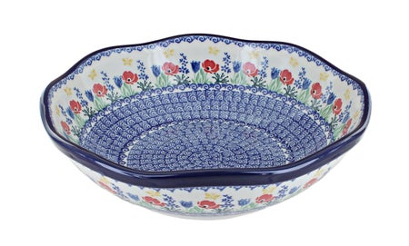 Ceramika Artystyczna Memory Garden Large Serving Piece — Polish Pottery