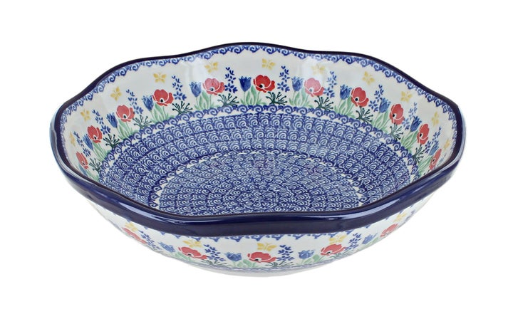 Ceramika Artystyczna Memory Garden Large Serving Piece — Polish Pottery