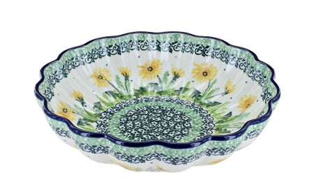 Ceramika Artystyczna Dandelion Small Serving Piece — Polish Pottery