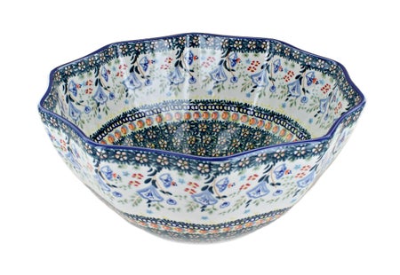 Manufaktura Periwinkle Small Serving Piece — Polish Pottery